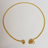 Anklet Exactly 916 Korean Gold Cop 916