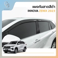 คิ้วกันสาดประตู คิ้วกันฝนประตู อะคริลิคแท้ สำหรับรถ TOYOTA INNOVA ZENIX 2023 2024 สกรีน