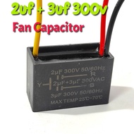 2uf+3uf 300v Fan capacitor deka elmark airbus757 kapasitor kipas