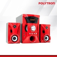 Speaker Polytron Salon Aktif Bluetooth Radio Karaoke Putih Original