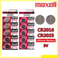 [Original] Maxell CR2016 / CR2025 3V Lithium Battery Coin Cell (Made in Japan)
