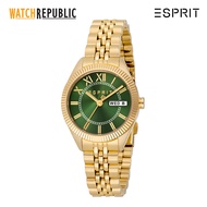 Esprit Rahel Gold Stainless Steel Quartz Watch For Women EES1L398M0075