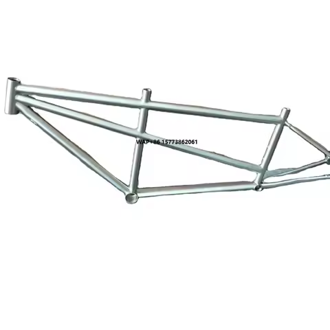 Wheel Tandem Bike Frame for Cruisers & Road Bicycles with Titanium Material