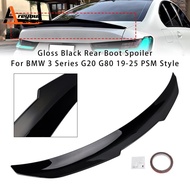 Areyourshop Gloss Black Rear Boot Spoiler for BMW 3 Series G20 G80 2019-2025 PSM Style