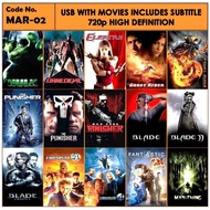 Usb With Movies for Marvel with Subtitles MAR-02
