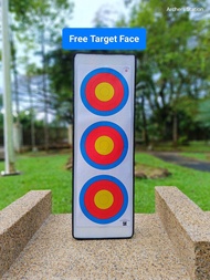 ARCHERY "TRAFFIC LIGHT" TARGET BUTT DIMENSION 80CM (H) X 25CM (L) X 10CM (W) + FREE VERTICAL 3 SPOT 