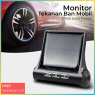 BEST SELLER Yoelbaer Monitoring Tekanan Ban Mobil Wireless TPMS Solar Power / Monitoring Tekanan Ban