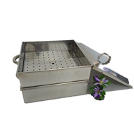 Steamer Steamer Steamed Bun 39X39CM Square Steamer Square Perforated Stainless Steel Steamer Cover O