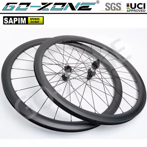 Carbon 700c Wheelset Disc Brake Clincher Tubeless Tubular 26mm U Shape DT 350 Sapim 700c Wheels