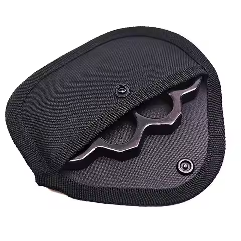 1Pcs New Lining Fist Ring Finger Tiger Bag Only Bag Unisex Iron Four-finger Cloth Cover Soft Shockpr