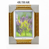 Wood Gold Photo Frame Size 4R / 5R / 6R ( made in Malaysia)