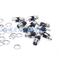 DC Socket DC Power Socket Socket 5.5-2.1MM Metal DC-025M 2.0 Copper