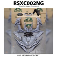RAPIDO COVERSET STICKER TANAM NANDO GREY 1 HONDA RSX150