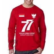 K 77 Independence T-Shirt Independence Day T-Shirt 77 August 17th Independence Long Sleeve T-Shirt