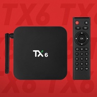 【Pre-install Apps】TX6 4GB 64GB Android Box Tv H616 Android10 support 6K 2.4G WiFi 4K HDR PULIERDE Pre-Set Apps IPTV Malaysia Smart Set Top Box for TV