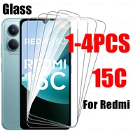 1-4PCS Glass For Xiaomi Redmi 15C Gloabl Tempered Glass POCO C85 4G Redmi15C 4G 5G Screen Protector 