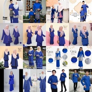 PROMOSI🔥MURAH🔥PELBAGAI BAJU KURUNG BAJU MELAYU KURTA JUBAH DRESS BLOUSE DEWASA & KIDS WARNA BIRU ROY