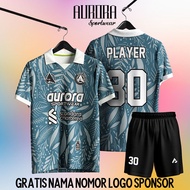 [Perfect Green Leave] Jersey Futsal Custom Free Nama Nomor Murah Keren Terbaru / Kostum Sepak Bola S