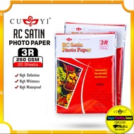 10 packs CUYI RC SATIN PHOTO PAPER SIZE: 5R /4r /3r  -cebulong cuyi