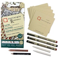 Sakura Zentangle Tile with Tool Set