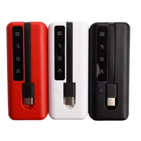 1*18650/18700/20700/21700 Battery Charger Type-C USB Ports Power Bank Case DIY Shell Kit Cell Phones