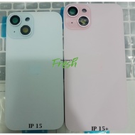 FULLSET FRAME BACKGLASS 15 BACKDOOR/ 15 / 15 PLUS BACK GLASS IP 15 / 15+ BACK COVER/_NEW PRODUCT