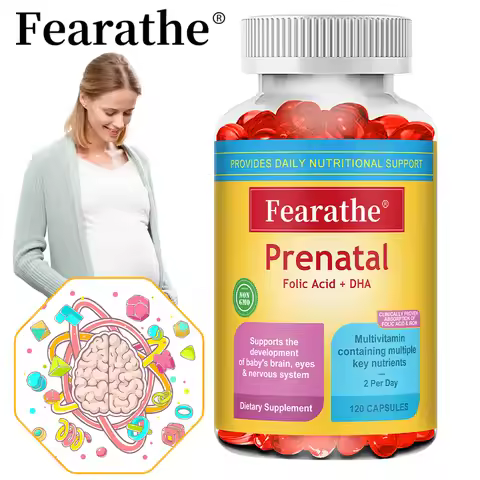 Prenatal Multivitamin Capsules with Folic Acid & Biotin, Nutritional Supplement for Maternal Fetal W