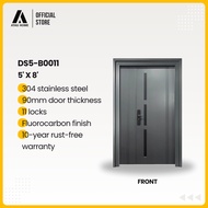 (Pre-Order) Security Door | 5ft x 8ft | Main Door | Stainless Steel | With Installation