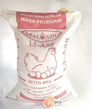 PAKAN KOMPLIT AYAM PETELUR LAYER MALINDO L1- A88 REPACK 1KG