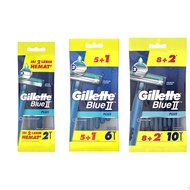 Gillette Blue 2 II Razor 6s