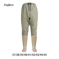 Zxpjkyu SiaBiced Waist Waders Breathable PVC Non Slip Fishing Waders with Boots for Water Working