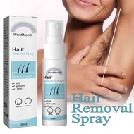 West & Month Hair Removal Spray Underarms Whole Body Mild Non-Irritating Quick Hair Removal Spray