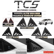TCS TOYOTA ALTIS 2014-2019 TRIANGLE WINDOW COVER GARNISH CAR ACCESSORIES