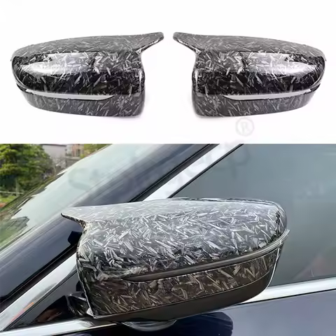 G30 mirror cover For BMW 4 5 7 8-Series G22 G23 G24 G11 G12 G14 G15 G16 G31 G38 Black Forged Carbon 
