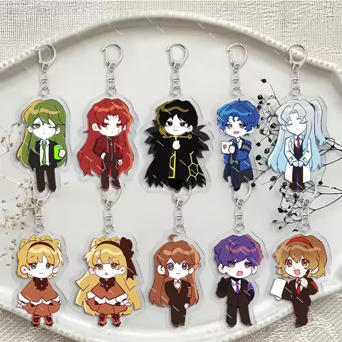 1Set Lobotomy Corporation Acrylic Keychain, Ayin Angela Netzach Game Character Pendant, Backpack Bag