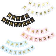 Happy Birthday Banner/ Birthday Decoration/ Birthday Decoration Banner
