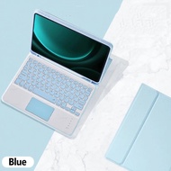 เคสคีย์บอร์ดสำหรับ IPad Air 13 2025 M3 M2 IPad Air 13นิ้ว M2 Pro 12.9ไร้สาย13นิ้วฝาเคสแป้นพิมพ์หนัง