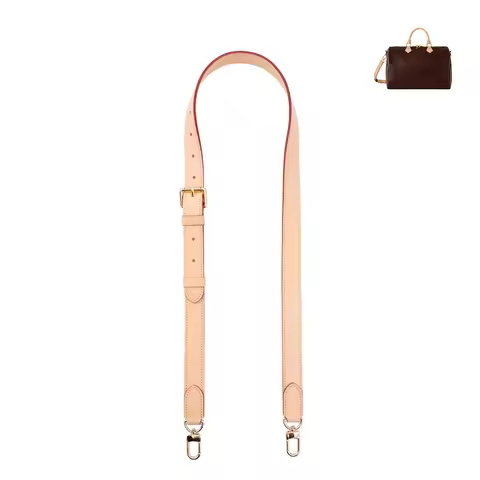 Genuine Vachetta Leather Strap Replacement for LV Alma Keepall Speedy 30 Bag Luxury Shoulder Crossbo