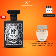 NF - Parfum Wanita Tahan Lama Aroma Soft Elegan Mewah Floral Mercedes Benz For Her Farfum Minyak Wangi Parfume Cewek Cowok Murah Non Alkohol Original