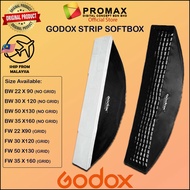 Original Godox SB-BW SB-FW 30X120  , 50X130  , 35X160 CM Strip Honeycomb Grid Rectangular Softbox Bo