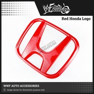 Honda HRV / HR-V / WRV / WR-V / Civic FE 2022 / 2023 / 2024 / 2025 Red H Logo / Emblem ( Front & Rea