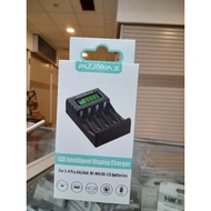 Pujimax 4-Slot Charger /AAA LCDAA
