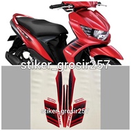 MERAH MIO SOUL GT 2011 2012 RED STRIPING & BODY STICKERS mio soul accessories