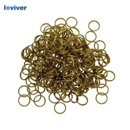 [Loviver] 100pcs 12mm Split Rings Gold Brass Key Jump Chain Ring Jewelry Finding Clasp