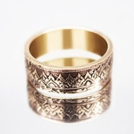 泰國硬幣戒指 1 satang 1941 年男士硬幣戒指 女士硬幣戒指