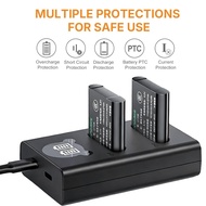 DB-110 Dual Battery Charger for Ricoh GR3X/GR3 for Olympus Cameras