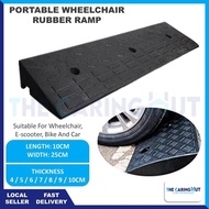 🏅Portable Solid Rubber Ramp For Wheelchair / Toilet Chair / E-scooter / Bikes / Cars [SG READY STOCK]