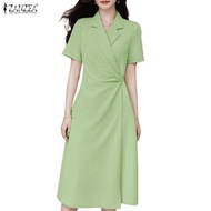 Zanzea Women's Korean Style Formal Office Lady Blazer Dress