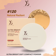 Y8 แป้งพัฟ ULTRA BRIGHT COMPACT POWDER แป้งปกปิด ฝ้า กระ แป้งผสมรองพื้น