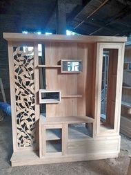 Partisi Ruangan Minimalis 2 Muka Belum Finishing